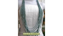 Fancy Turquoise Beads Necklaces Layered
